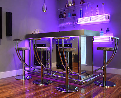 Luxury home bar install by Quench